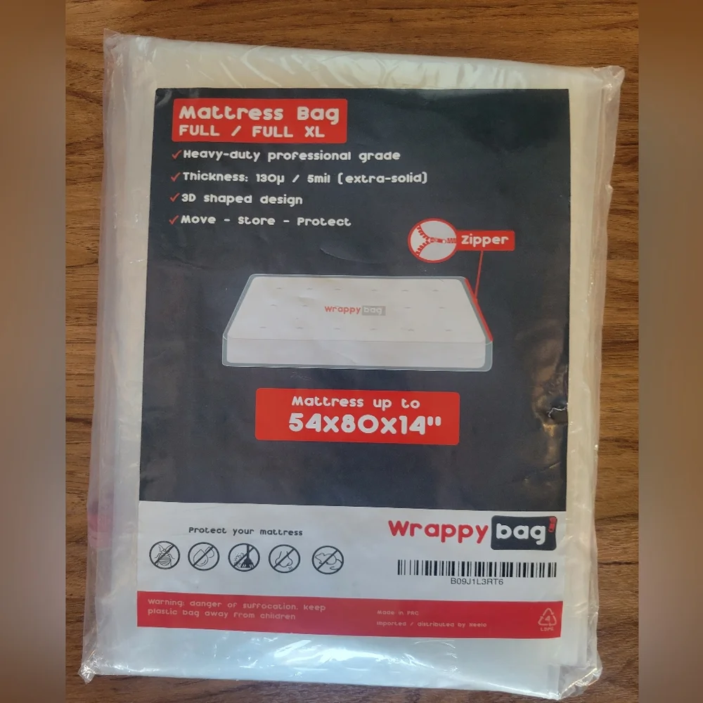 Wrappy Bag Full Mattress Bag Moving Covers